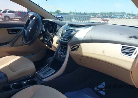 2013 Hyundai Elantra Gls z USA, uszkodzony, nr VIN 5NPDH4AE6DH387593